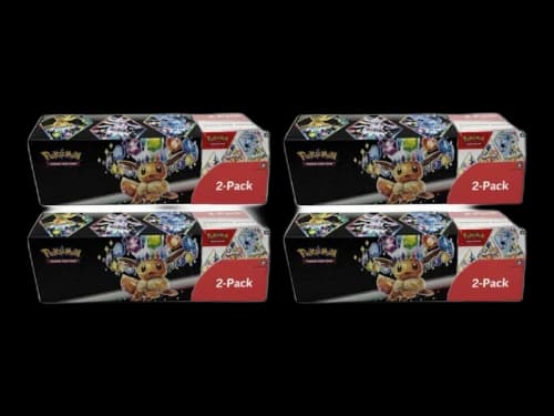Pokémon Prismatic Evolutions Surprise Box (Sam's Club Exclusive) Booster Bundle 2 Pack 4x Lot