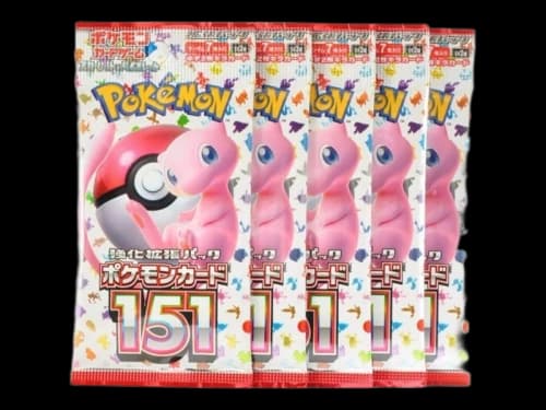Pokémon Scarlet & Violet 151 Booster Pack 5x Lot (Artwork May Vary) Japanese