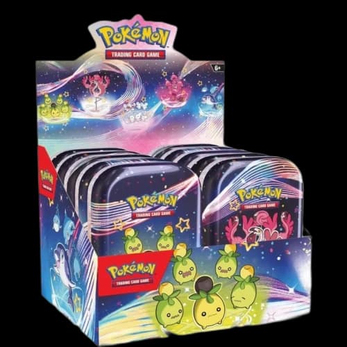 Pokèmon Scarlet & Violet Paldean Fates Mini Tin Full Display Box