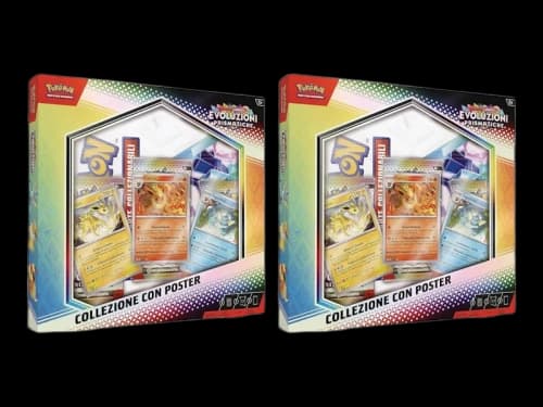 Pokémon Scarlet & Violet Prismatic Evolutions Expansion Poster Collection (Italian) 2x Lot