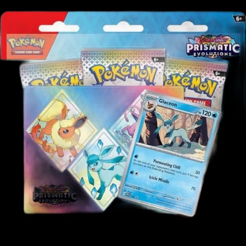Pokèmon Scarlet & Violet Prismatic Evolutions Glaceon Tech Sticker Collection