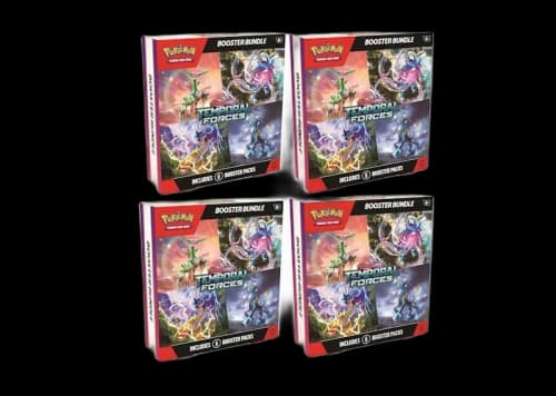 Pokémon Scarlet Violet Temporal Forces Booster Bundle 4x Lot