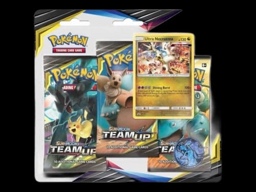 Pokémon Sun & Moon Team Up Ultra Necrozma 3 Pack Booster