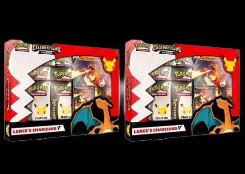 Pokémon TCG 25th Anniversary Celebrations V Box Lances Charizard V 2x Lot