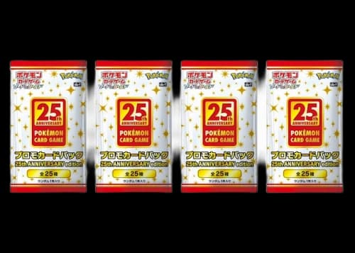Pokémon TCG 25th Anniversary Collection Promo Pack 4x Lot (Japanese)