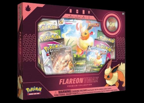 Pokémon TCG Flareon V VMAX Premium Collection Box (UK Version)