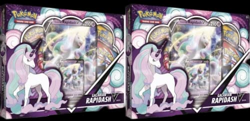Pokémon TCG Galarian Rapidash V Box 2x Lot