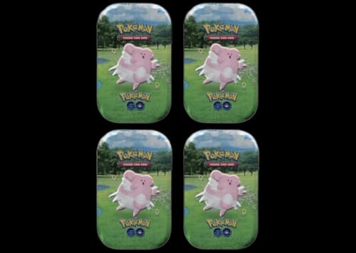 Pokémon TCG Pokémon GO Blissey Mini Tin 4x Lot