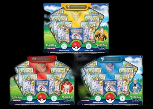 Pokémon TCG Pokémon GO Special Collection Team Instinct/Team Mystic/Team Valor Box 3x Bundle