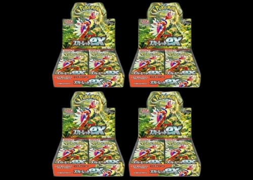 Pokémon TCG Scarlet & Violet Expansion Pack Scarlet ex Box (Japanese) 4x Lot