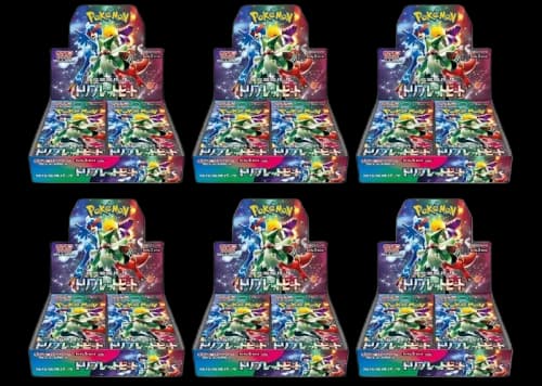 Pokémon TCG Scarlet & Violet Expansion Pack Triplet Beat Box (Japanese) 6x Lot