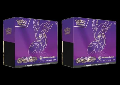 Pokémon TCG Scarlet & Violet Miraidon Pokémon Center Elite Trainer Box 2x Lot