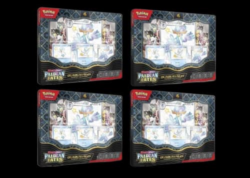 Pokémon TCG Scarlet & Violet Paldean Fates Quaquaval ex Premium Collection 4x Lot