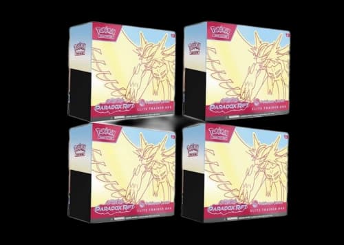 Pokémon TCG Scarlet & Violet Paradox Rift Roaring Moon Pokemon Center Elite Trainer Box 4x Lot