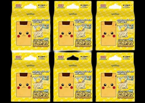 Pokémon TCG Scarlet & Violet Pikachu ex Special Set (Japanese) 6x Lot