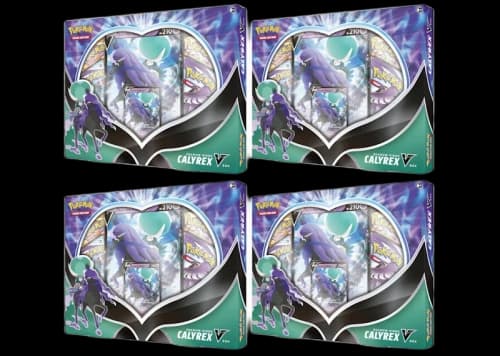 Pokémon TCG Shadow Rider Calyrex V Box 4x Lot