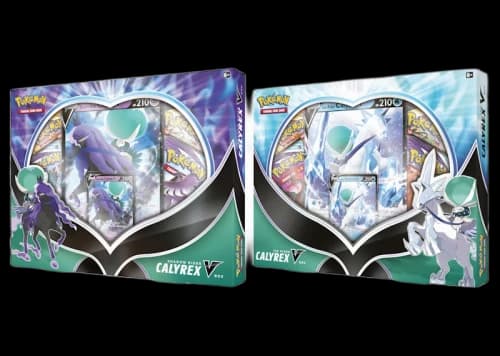 Pokémon TCG Shadow Rider Calyrex V & Ice Rider Calyrex V Box 2x Bundle