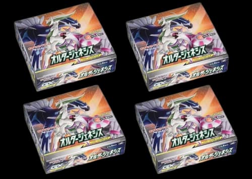 Pokemon TCG Sun & Moon Expansion Pack Alternator Genesis Box 4x Lot (Japanese)