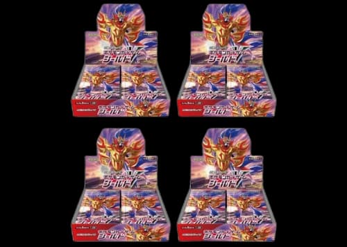 Pokémon TCG Sword & Shield Expansion Pack Shield Booster Box (Japanese) 4x Lot