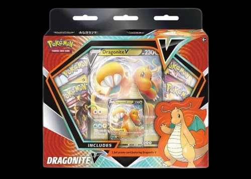 Pokémon TCG Sword & Shield Fusion Strike Dragonite V Hanger Box