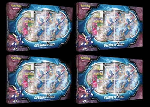 Pokémon TCG Sword & Shield Greninja V-UNION Special Collection Box 4x Lot