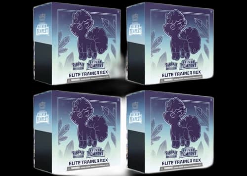 Pokémon TCG Sword & Shield Silver Tempest Elite Trainer Box 4x Lot