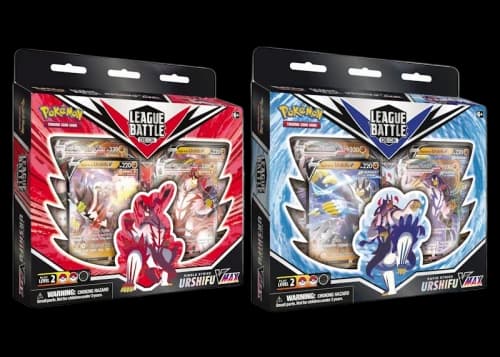 Pokémon TCG Sword & Shield Single Strike Urshifu VMAX/Rapid Strike Urshifu VMAX League Battle Deck 2x Bundle