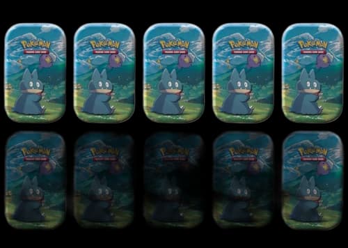 Pokémon TCG Sword & Shield Sinnoh Stars (Munchlax) Mini Tin 10x Lot