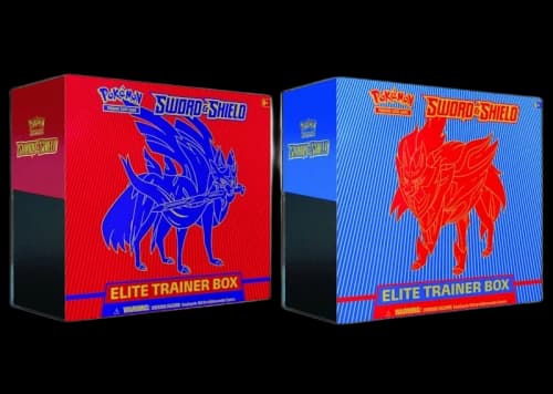 Pokémon TCG Sword & Shield Zacian/Zamazenta Elite Trainer Box 2x Bundle