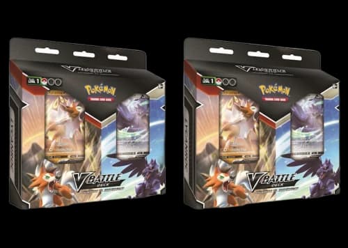Pokémon TCG V Battle Deck Lycanroc vs. Corviknight 2x Lot