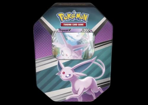 Pokémon TCG V Heroes Espeon V Tin (4 Packs)