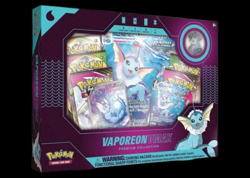 Pokémon TCG Vaporeon V VMAX Premium Collection Box (UK Version)