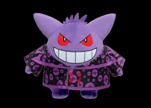 Pokemon x Build-A-Bear Gengar Plush with Sound & Coat