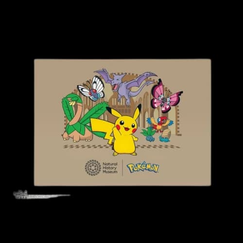 Pokemon x Natural History Museum Pikachu and Friends Art Print
