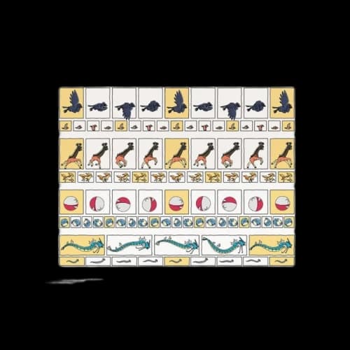Pokemon x Natural History Museum Size and Movement Art Print