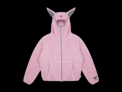 Pokemon x Vandy The Pink Espeon Fleece Jacket Pink