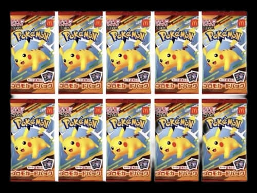 Pokémon XY Mc'Donalds Pikachu Promo Mega Pack (Japanese) 10x Lot