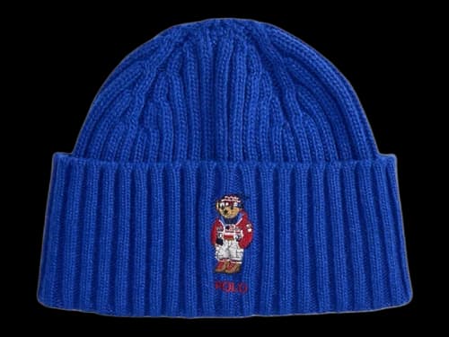 Polo Ralph Lauren Olympics Team USA 2026 Polo Bear Beanie Sapphire Star