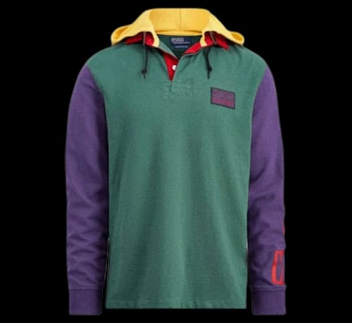 Polo Ralph Lauren Snow Beach Hooded Rugby Pine