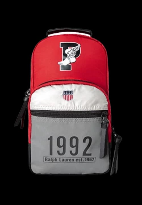 Polo Ralph Lauren Winter Stadium Crossbody Bag Red/Black