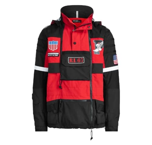 Polo Ralph Lauren Winter Stadium Jacket Injection Red/Polo Black