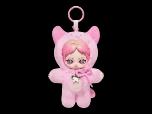 Pop Mart aespa Fluffy Club Series Jelly RWE - NINGNING VER. Secret Edition Vinyl Plush Doll Pendant