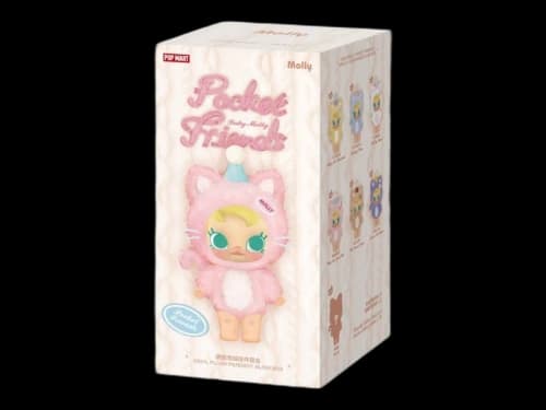 Pop Mart Baby Molly Pocket Friends Series Vinyl Plush Pendant Single Blind Box