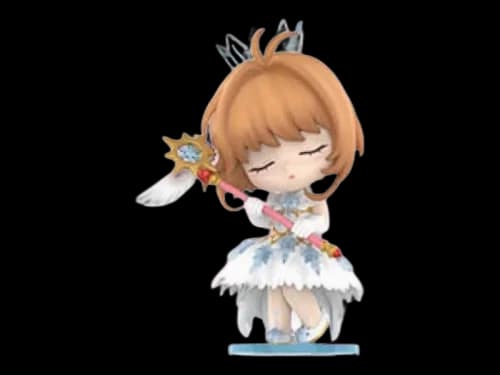 Pop Mart Cardcaptor Sakura Clear Card Series Sakura Clear Crystal Figure