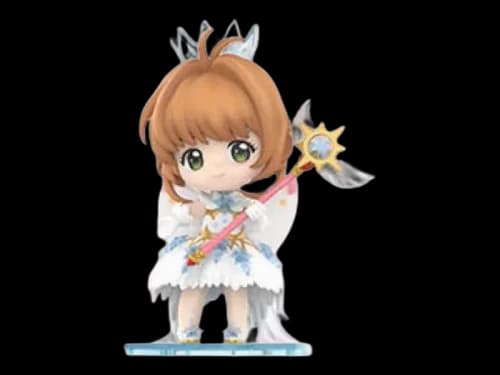 Pop Mart Cardcaptor Sakura Clear Card Series Sakura Clear Crystal (Secret Edition) Figure