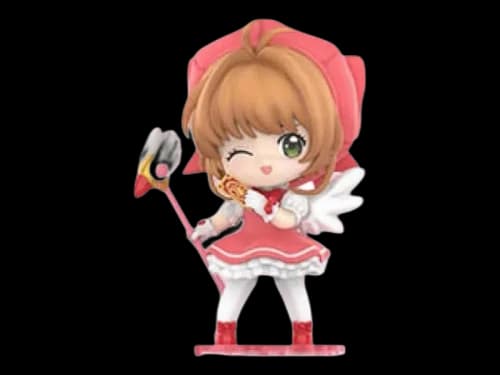 Pop Mart Cardcaptor Sakura Clear Card Series Sakura Crown Figure