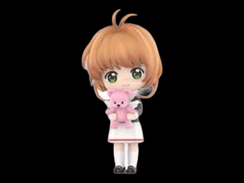 Pop Mart Cardcaptor Sakura Clear Card Series Sakura School Uniform Figure