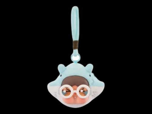 Pop Mart CRYBABY Cry Me An Ocean Series The Manta Ray Earphone Bag