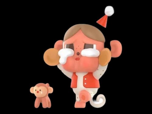 Pop Mart CRYBABY Crying Parade Series Monkey Figure