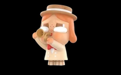 Pop Mart CRYBABY Crying Parade Series The Trumpet Figure